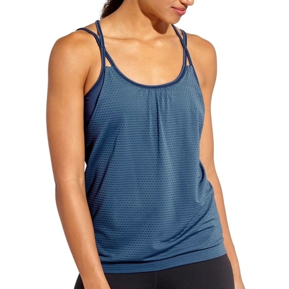 Athleta Iron Blue Dot Invigorate Tank - Picture 1 of 13